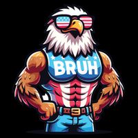 Eagle 4 Of July Drawstring Bag