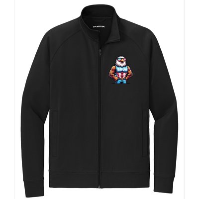 Eagle 4 Of July Stretch Full-Zip Cadet Jacket