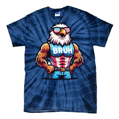 Eagle 4 Of July Tie-Dye T-Shirt