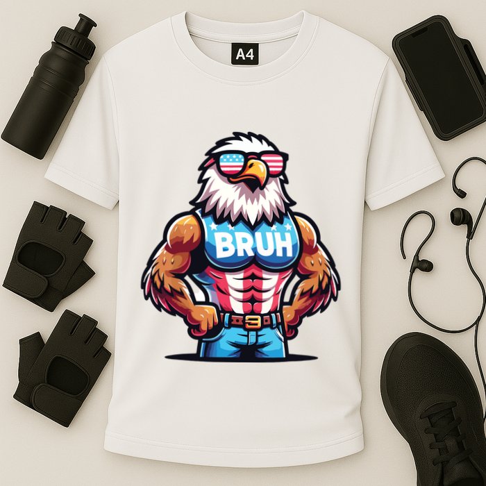 Eagle 4 Of July Cooling Performance Crew T-Shirt