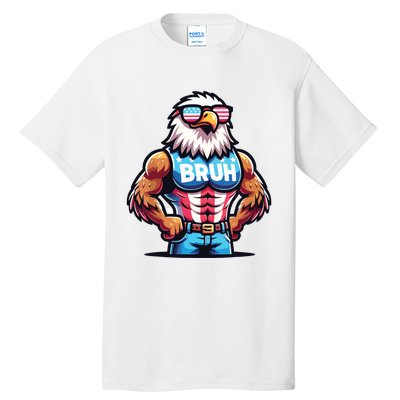 Eagle 4 Of July Tall T-Shirt