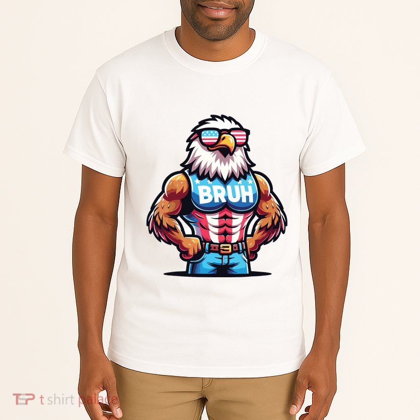 Eagle 4 Of July Tall T-Shirt