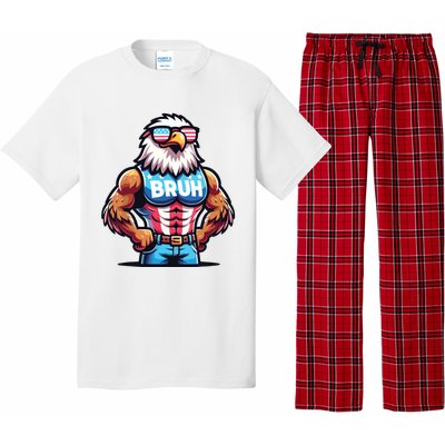 Eagle 4 Of July Pajama Set