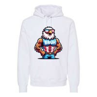 Eagle 4 Of July Premium Hoodie