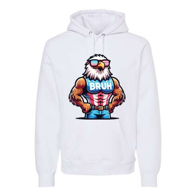 Eagle 4 Of July Premium Hoodie