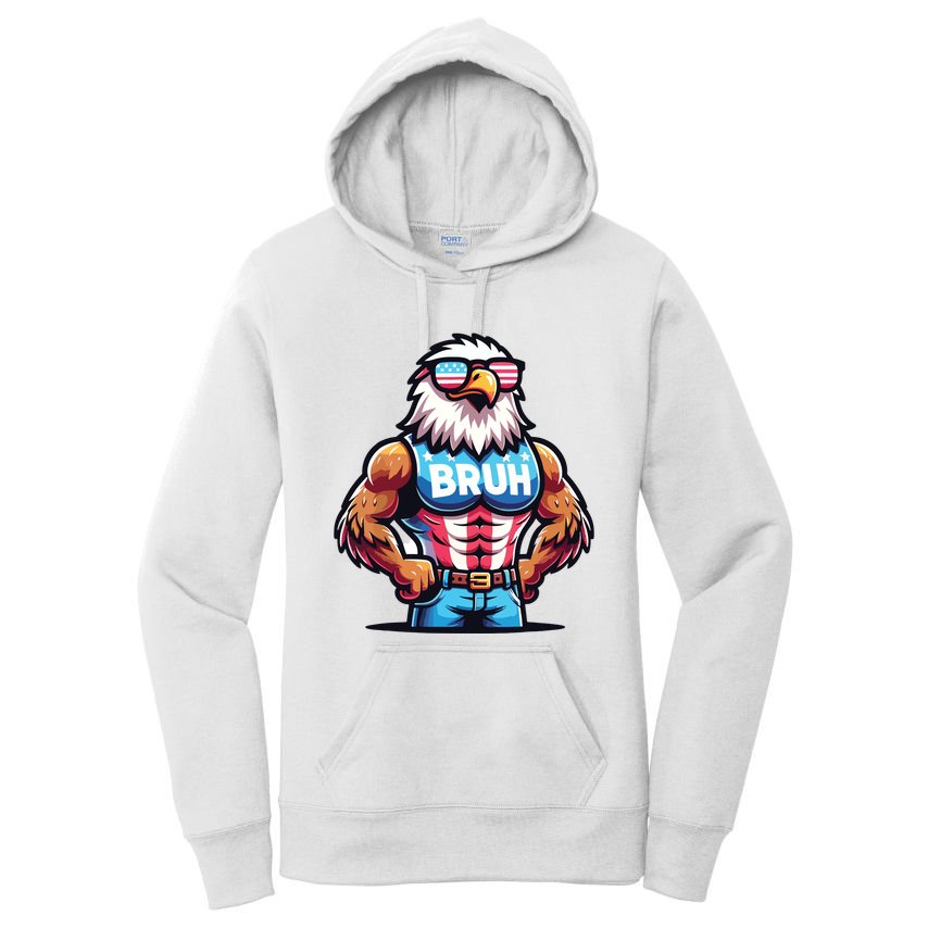 Eagle 4 Of July Women's Pullover Hoodie