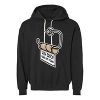 Error 404 Page Not Found Empty Toilet Paper Funny Programmer Gift Garment-Dyed Fleece Hoodie