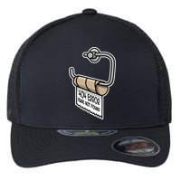 Error 404 Page Not Found Empty Toilet Paper Funny Programmer Gift Flexfit Unipanel Trucker Cap