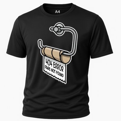 Error 404 Page Not Found Empty Toilet Paper Funny Programmer Gift Performance Shirt