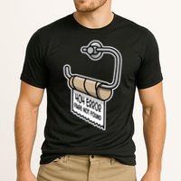Error 404 Page Not Found Empty Toilet Paper Funny Programmer Gift Performance Shirt