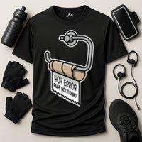 Error 404 Page Not Found Empty Toilet Paper Funny Programmer Gift Performance Shirt