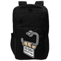 Error 404 Page Not Found Empty Toilet Paper Funny Programmer Gift Impact Tech Backpack