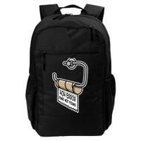 Error 404 Page Not Found Empty Toilet Paper Funny Programmer Gift Backpack