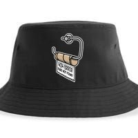 Error 404 Page Not Found Empty Toilet Paper Funny Programmer Gift Sustainable Bucket Hat