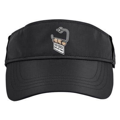 Error 404 Page Not Found Empty Toilet Paper Funny Programmer Gift Adult Drive Performance Visor