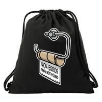 Error 404 Page Not Found Empty Toilet Paper Funny Programmer Gift Drawstring Bag
