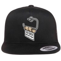 Error 404 Page Not Found Empty Toilet Paper Funny Programmer Gift Flatbill Hat