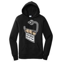 Error 404 Page Not Found Empty Toilet Paper Funny Programmer Gift Women's Pullover Hoodie