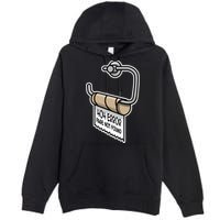 Error 404 Page Not Found Empty Toilet Paper Funny Programmer Gift Premium Pullover Hoodie