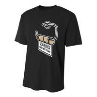 Error 404 Page Not Found Empty Toilet Paper Funny Programmer Gift Youth Performance Sprint T-Shirt