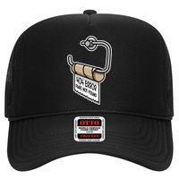Error 404 Page Not Found Empty Toilet Paper Funny Programmer Gift Trucker Hat