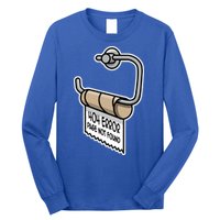 Error 404 Page Not Found Empty Toilet Paper Funny Programmer Gift Long Sleeve Shirt