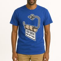 Error 404 Page Not Found Empty Toilet Paper Funny Programmer Gift Tall T-Shirt