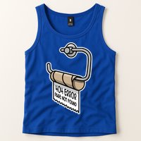 Error 404 Page Not Found Empty Toilet Paper Funny Programmer Gift Tank Top