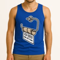Error 404 Page Not Found Empty Toilet Paper Funny Programmer Gift Tank Top