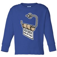 Error 404 Page Not Found Empty Toilet Paper Funny Programmer Gift Toddler Long Sleeve Shirt