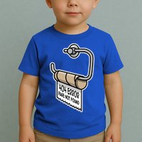 Error 404 Page Not Found Empty Toilet Paper Funny Programmer Gift Toddler T-Shirt