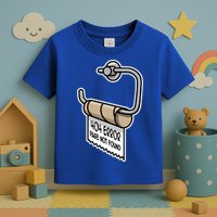 Error 404 Page Not Found Empty Toilet Paper Funny Programmer Gift Toddler T-Shirt