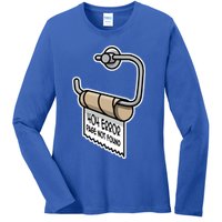 Error 404 Page Not Found Empty Toilet Paper Funny Programmer Gift Ladies Long Sleeve Shirt