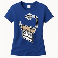Error 404 Page Not Found Empty Toilet Paper Funny Programmer Gift Womens T-Shirt