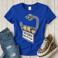Error 404 Page Not Found Empty Toilet Paper Funny Programmer Gift Womens T-Shirt