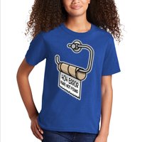 Error 404 Page Not Found Empty Toilet Paper Funny Programmer Gift Kids T-Shirt