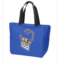 Error 404 Page Not Found Empty Toilet Paper Funny Programmer Gift Zip Tote Bag