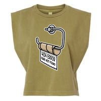 Error 404 Page Not Found Empty Toilet Paper Funny Programmer Gift Garment-Dyed Women's Muscle Tee