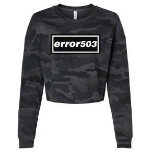 Error 503 Cropped Pullover Crew