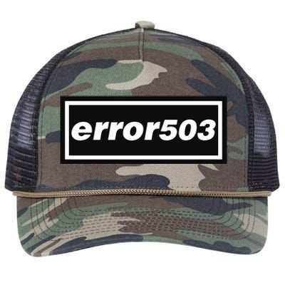 Error 503 Retro Rope Trucker Hat Cap