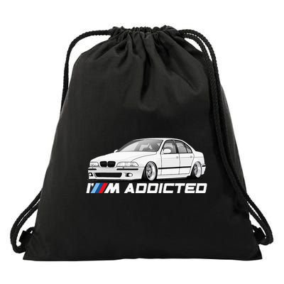 E39 5 Series M Addicted Angel Drawstring Bag