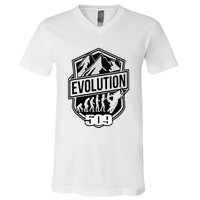 Evolution 509 Slednecks Snowmobile V-Neck T-Shirt