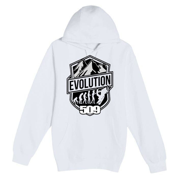 Evolution 509 Slednecks Snowmobile Premium Pullover Hoodie