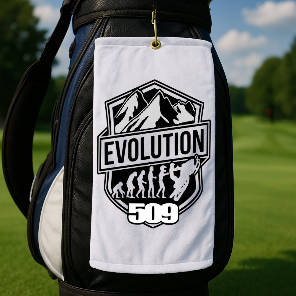 Evolution 509 Slednecks Snowmobile Golf Towel
