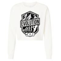 Evolution 509 Slednecks Snowmobile Cropped Pullover Crew