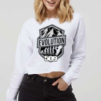 Evolution 509 Slednecks Snowmobile Cropped Pullover Crew