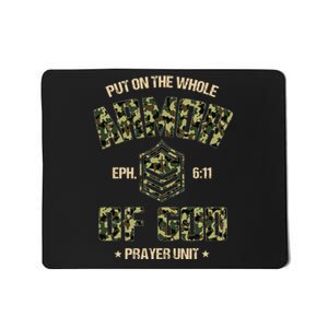 Ephesians 6 11 Put On The Whole Armor Of God Prayer Unit Mousepad