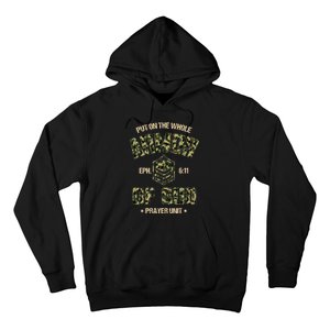 Ephesians 6 11 Put On The Whole Armor Of God Prayer Unit Hoodie