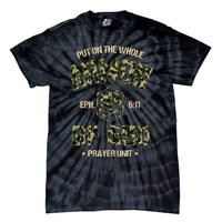 Ephesians 6 11 Put On The Whole Armor Of God Prayer Unit Tie-Dye T-Shirt