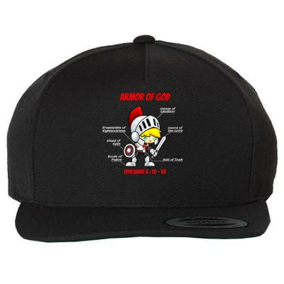 Ephesians 6 Armor Of God Christian Bible Verse Wool Snapback Cap